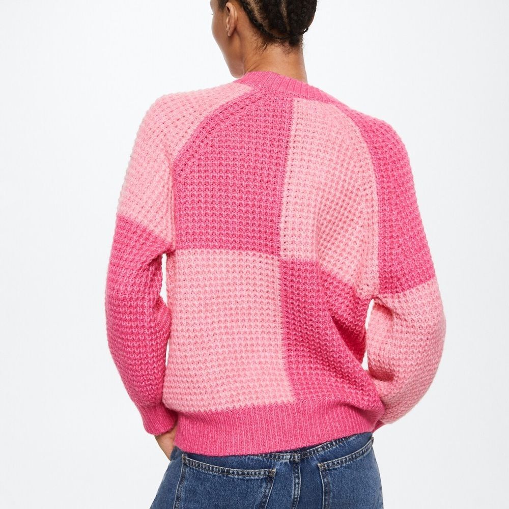 Mango Knit Pink Sweater size M - Picture 3 of 3